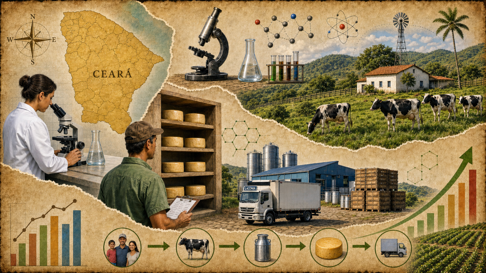 Capa de Inovação à mesa: Funcap impulsiona produção de queijos finos e fortalece o agronegócio cearense